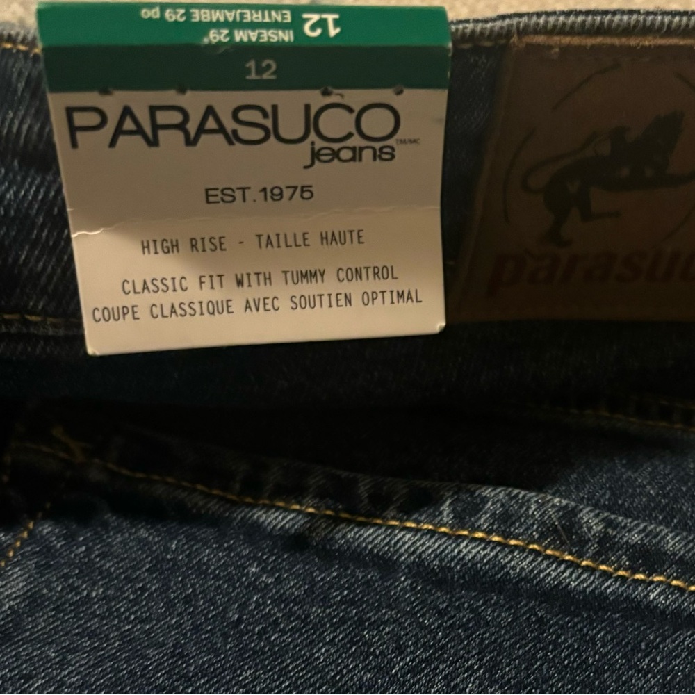 Parasuco High Rise Jeans Size 12 - Picture 7 of 16